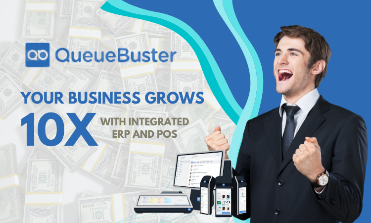 Your Business grows 10x with integrated ERP and POS