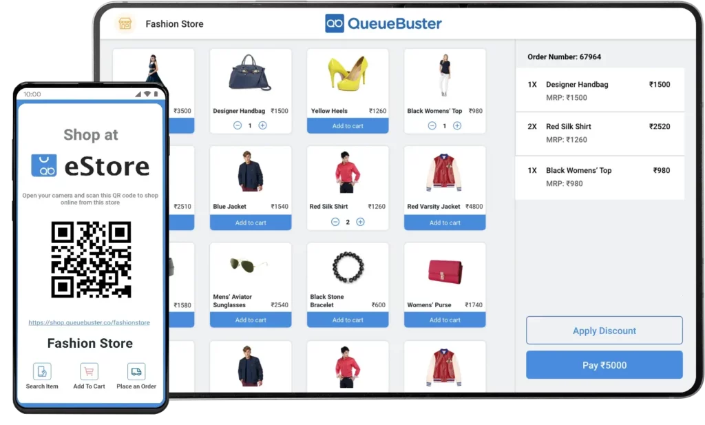 online store with QB